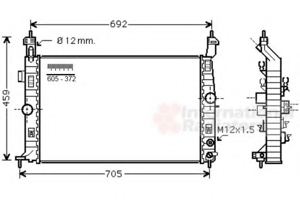 Radiator racire motor