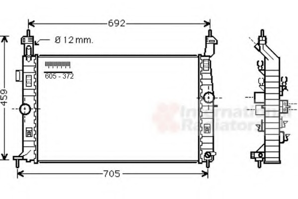 Radiator racire motor