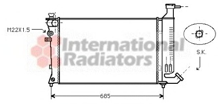 Radiator racire motor