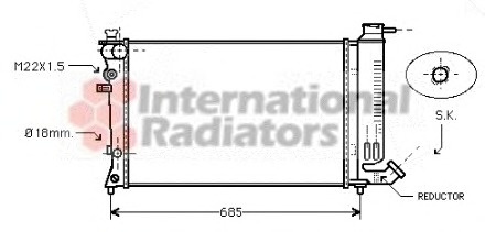 Radiator racire motor