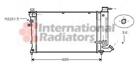 Radiator racire motor