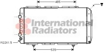 Radiator racire motor