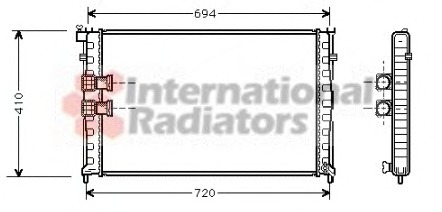 Radiator racire motor