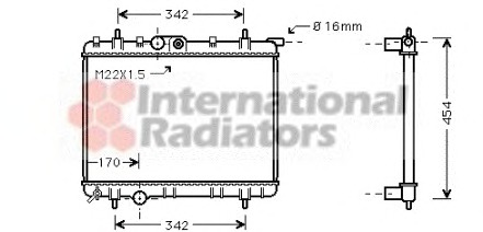 Radiator racire motor