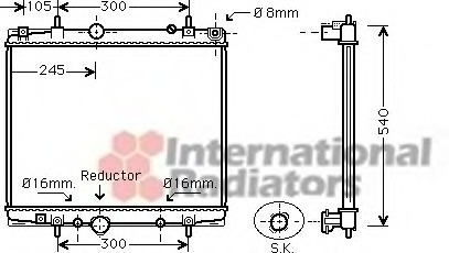 Radiator racire motor