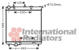 Radiator racire motor