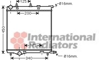 Radiator racire motor