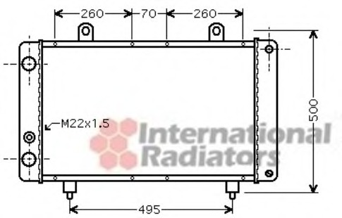 Radiator racire motor