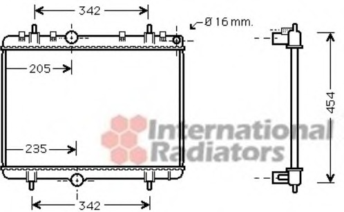 Radiator racire motor