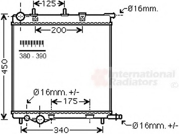 Radiator racire motor