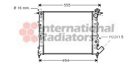 Radiator racire motor