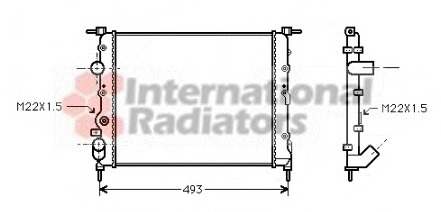 Radiator racire motor