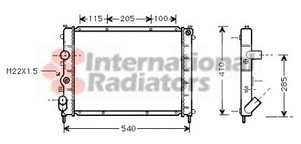 Radiator racire motor