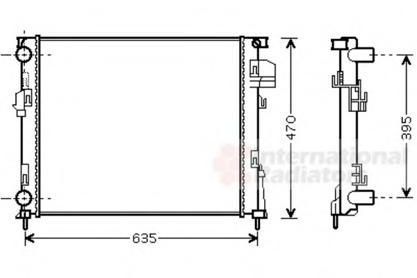 Radiator racire motor