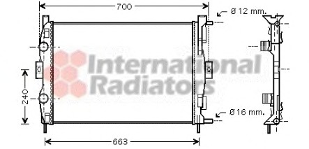 Radiator racire motor