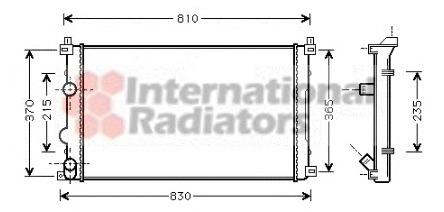 Radiator racire motor