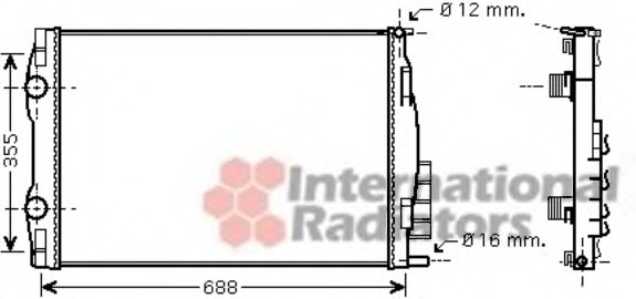 Radiator racire motor