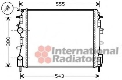 Radiator racire motor