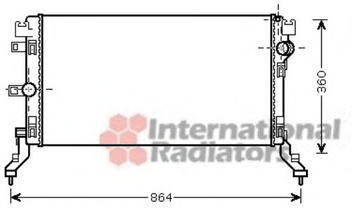 Radiator racire motor