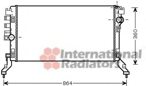 Radiator racire motor