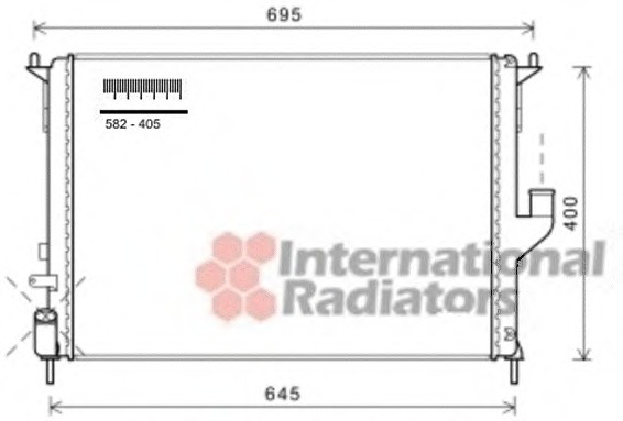 Radiator racire motor