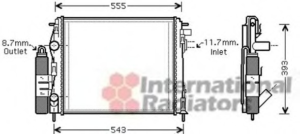 Radiator racire motor