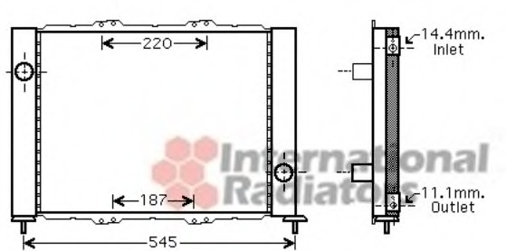 Radiator racire motor