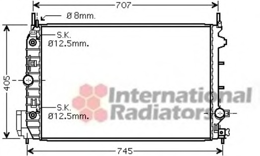 Radiator racire motor