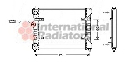 Radiator racire motor