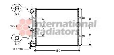 Radiator racire motor