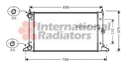 Radiator racire motor