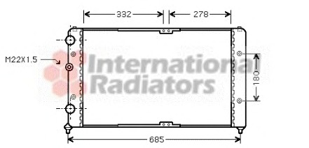 Radiator racire motor