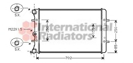 Radiator racire motor