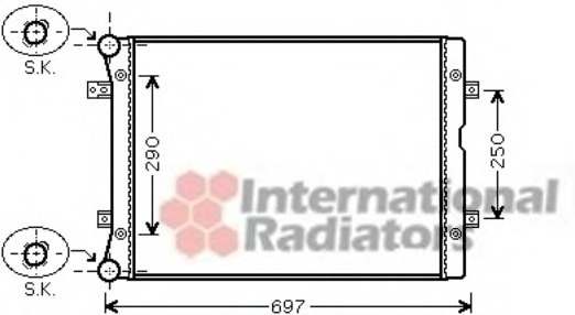 Radiator racire motor