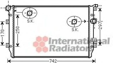 Radiator racire motor