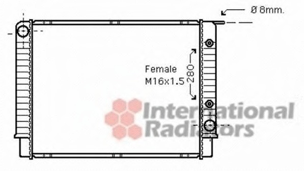 Radiator racire motor