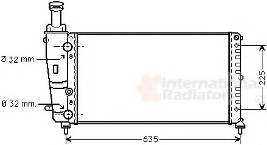 Radiator racire motor