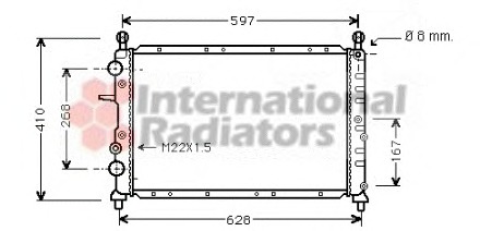 Radiator racire motor