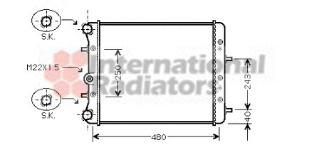 Radiator racire motor