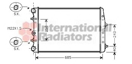 Radiator racire motor