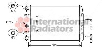 Radiator racire motor