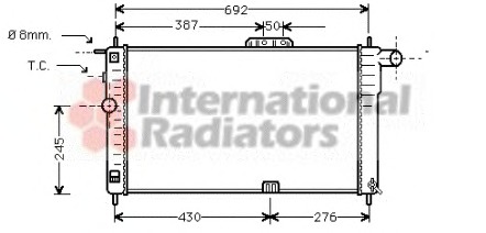 Radiator racire motor