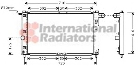 Radiator racire motor