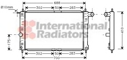 Radiator racire motor