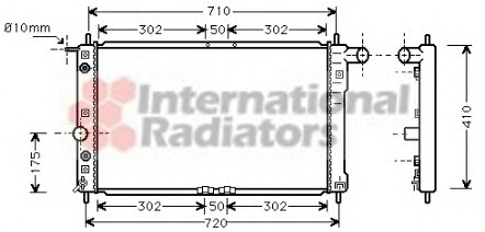 Radiator racire motor