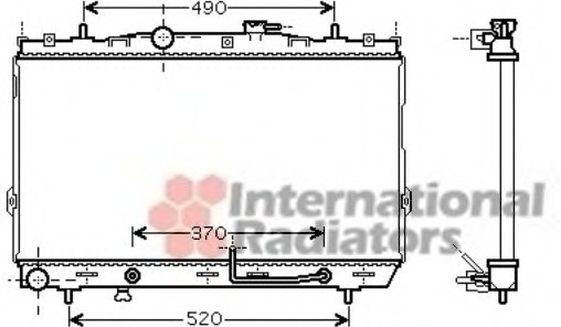 Radiator racire motor