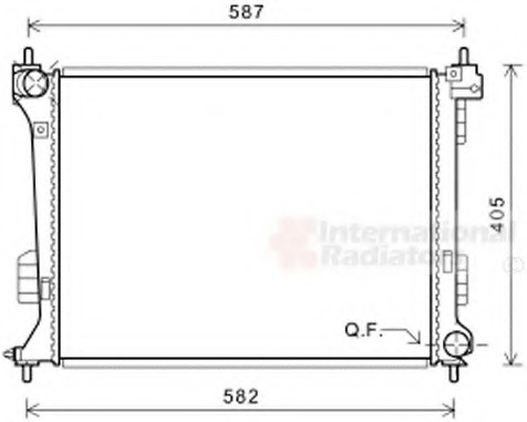 Radiator racire motor