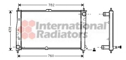 Radiator racire motor