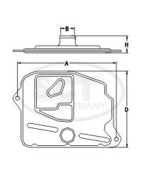 Set filtre hidraulice cutie e viteze automata