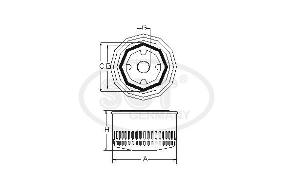 Filtru hidraulic cutie de viteze automata